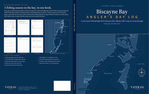 Biscayne Bay Angler's Day Log — front & back cover spread (us letter) (Taffrail Press)