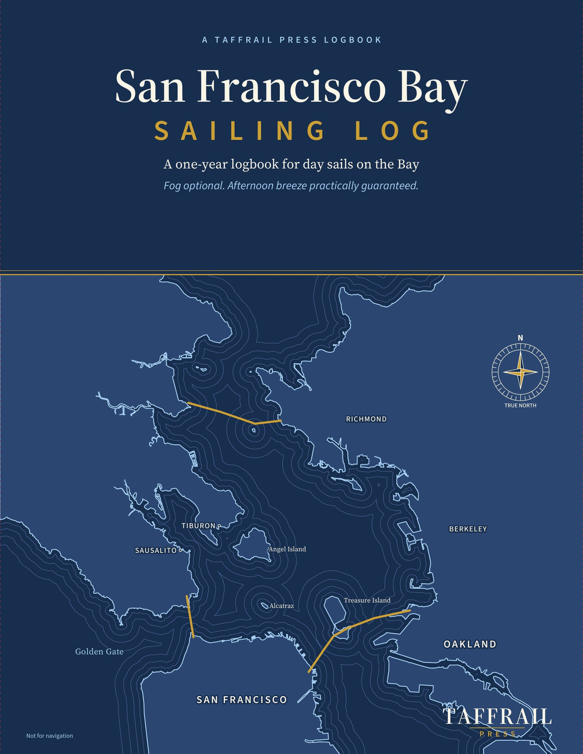 San Francisco Bay Sailing Log — front cover (Taffrail Press)