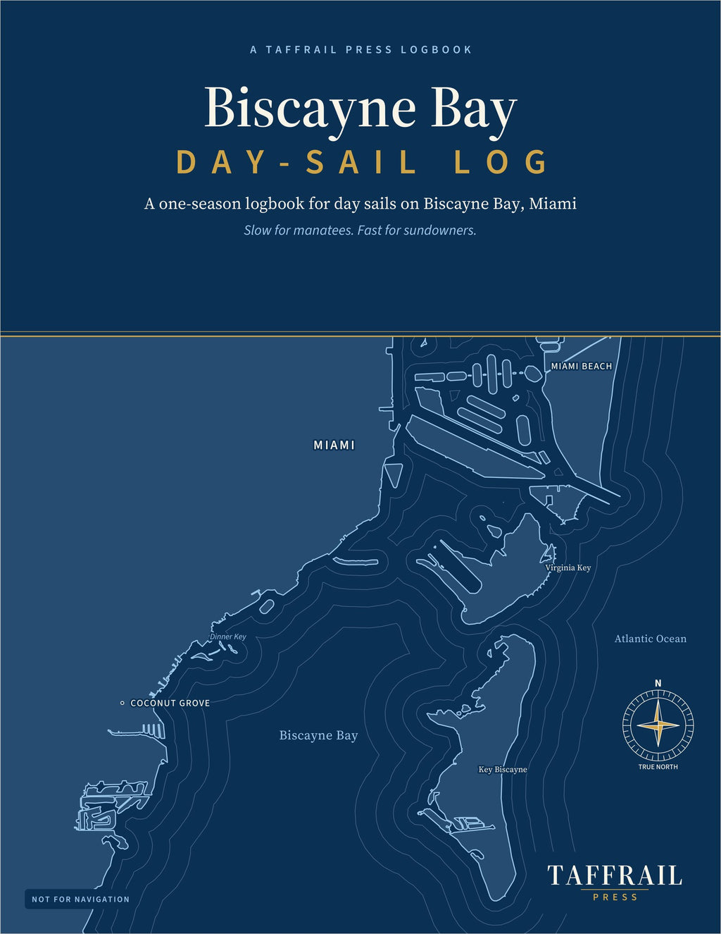 Biscayne Bay Day-Sail Log — Front cover (Taffrail Press)