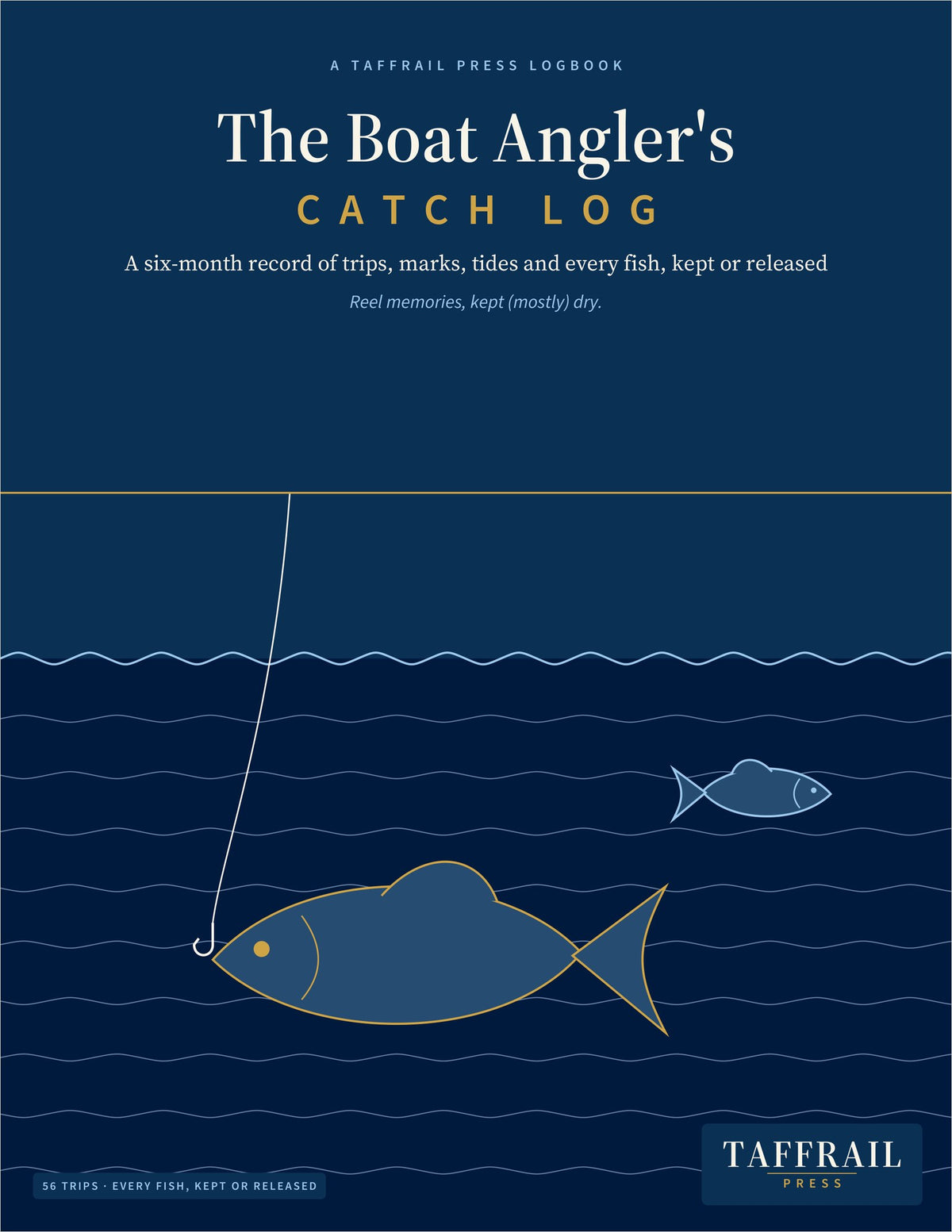 The Boat Angler's Catch Log — Front cover (Taffrail Press)
