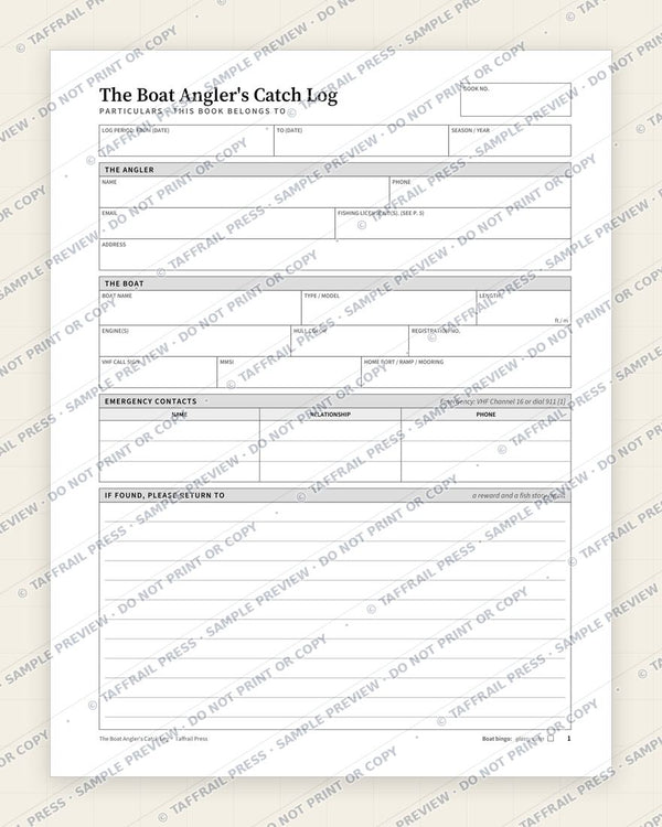 1. Vessel & Crew Particulars