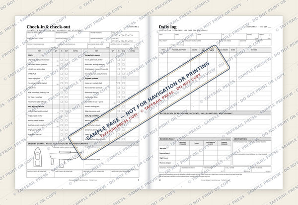 4. Primary Log Two-Page Spread