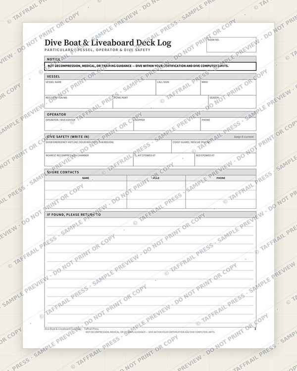 1. Vessel & Crew Particulars