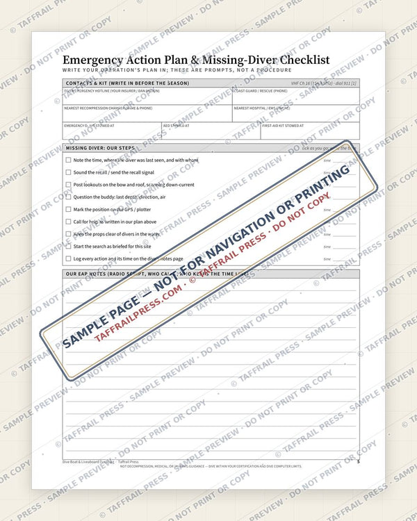 3. Safety, Checklists & Readiness