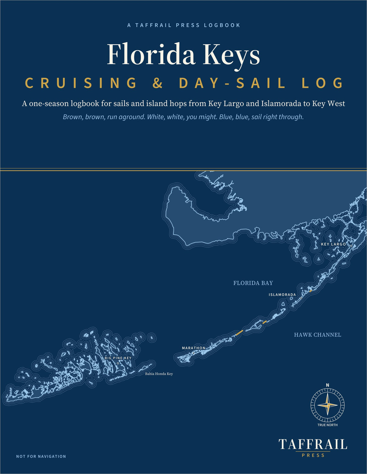 Florida Keys Cruising & Day-Sail Log: Upper Keys to Key West — Front cover (Taffrail Press)