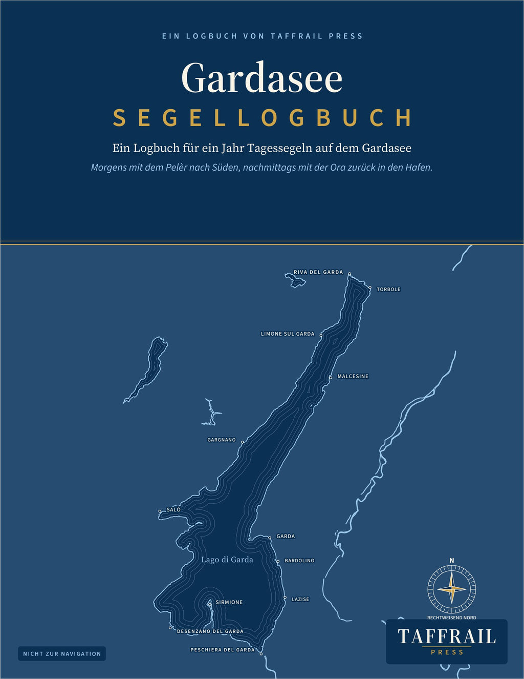 Gardasee / Lago di Garda – Segellogbuch — Front cover (Taffrail Press)