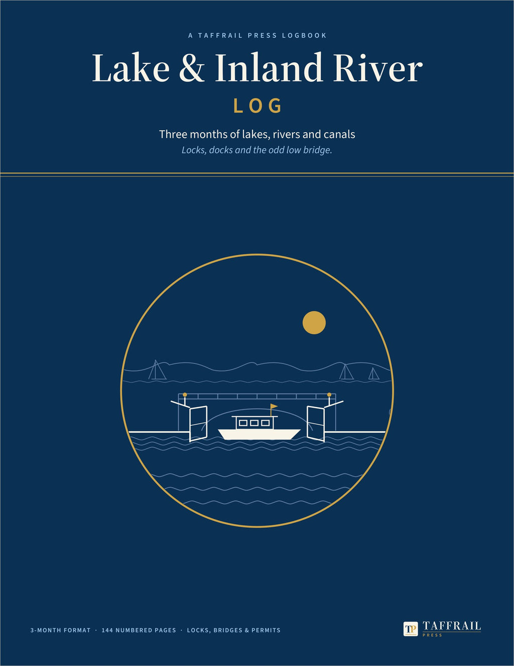 Lake & Inland River Log — Front cover (Taffrail Press)