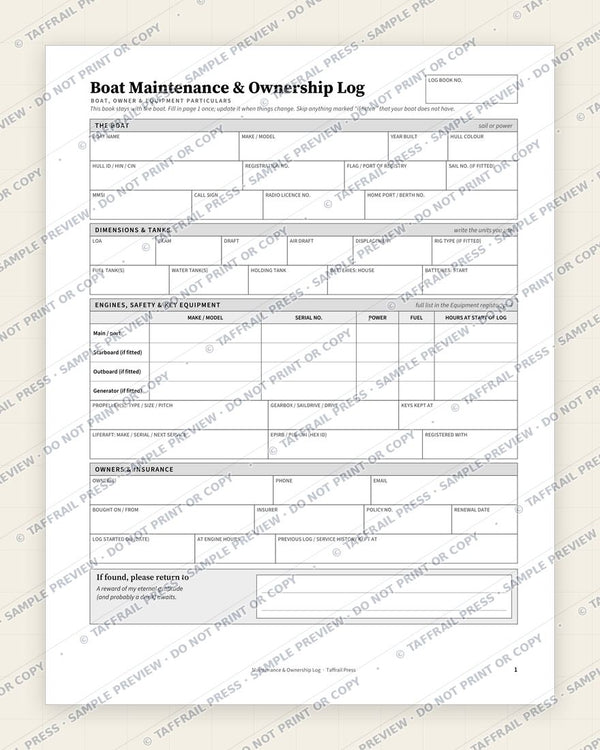 1. Vessel & Crew Particulars