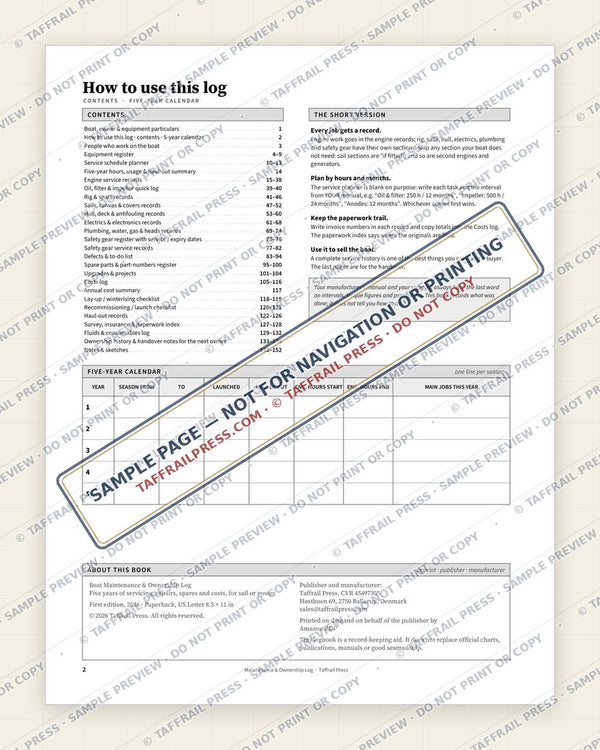 2. Overview Map & Contents