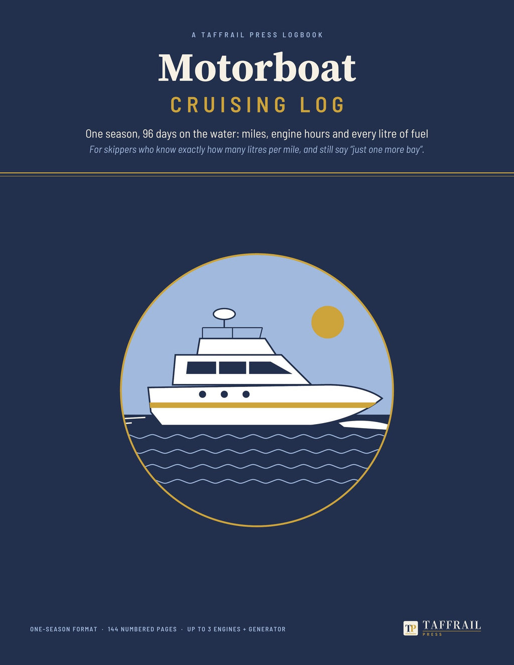 Motorboat Cruising Log — Front cover (Taffrail Press)