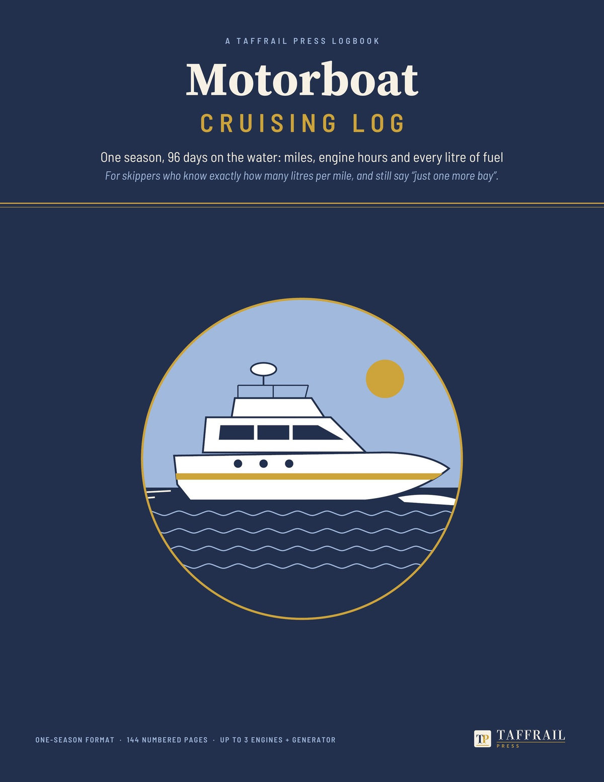 Motorboat Cruising Log — Front cover (Taffrail Press)