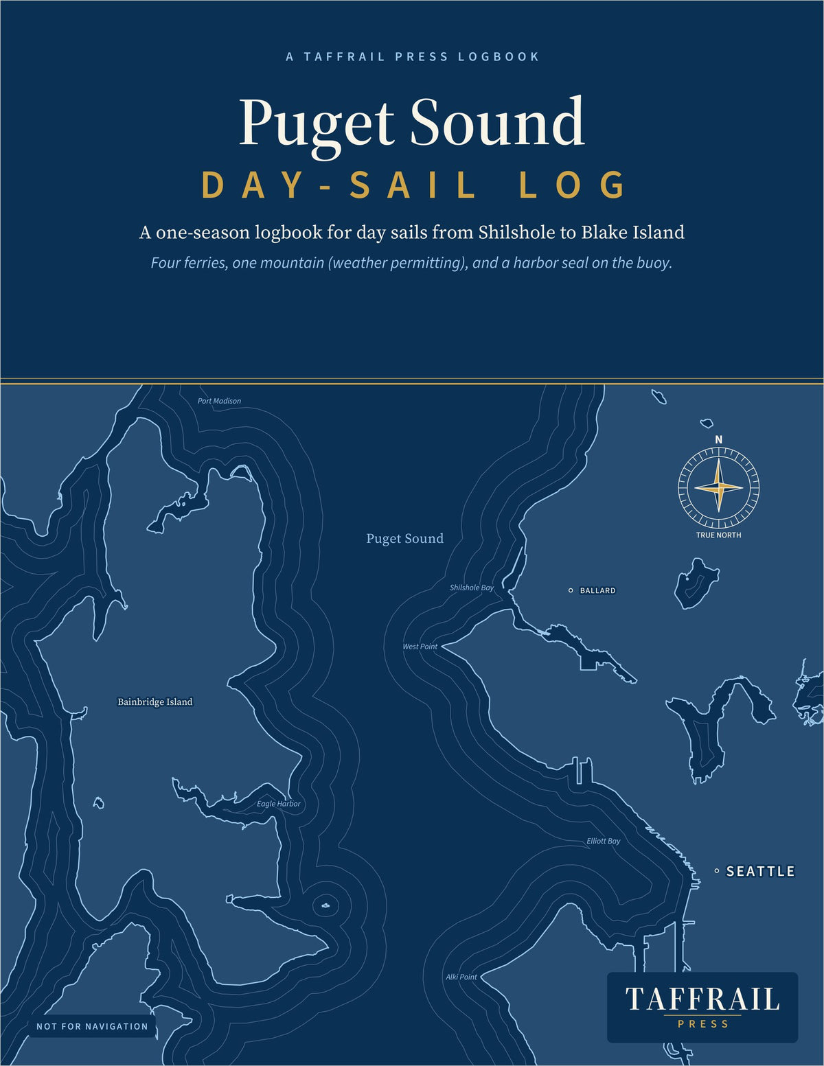 Puget Sound Day-Sail Log — Front cover (Taffrail Press)