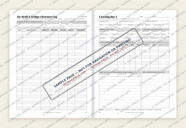 4. Primary Log Two-Page Spread
