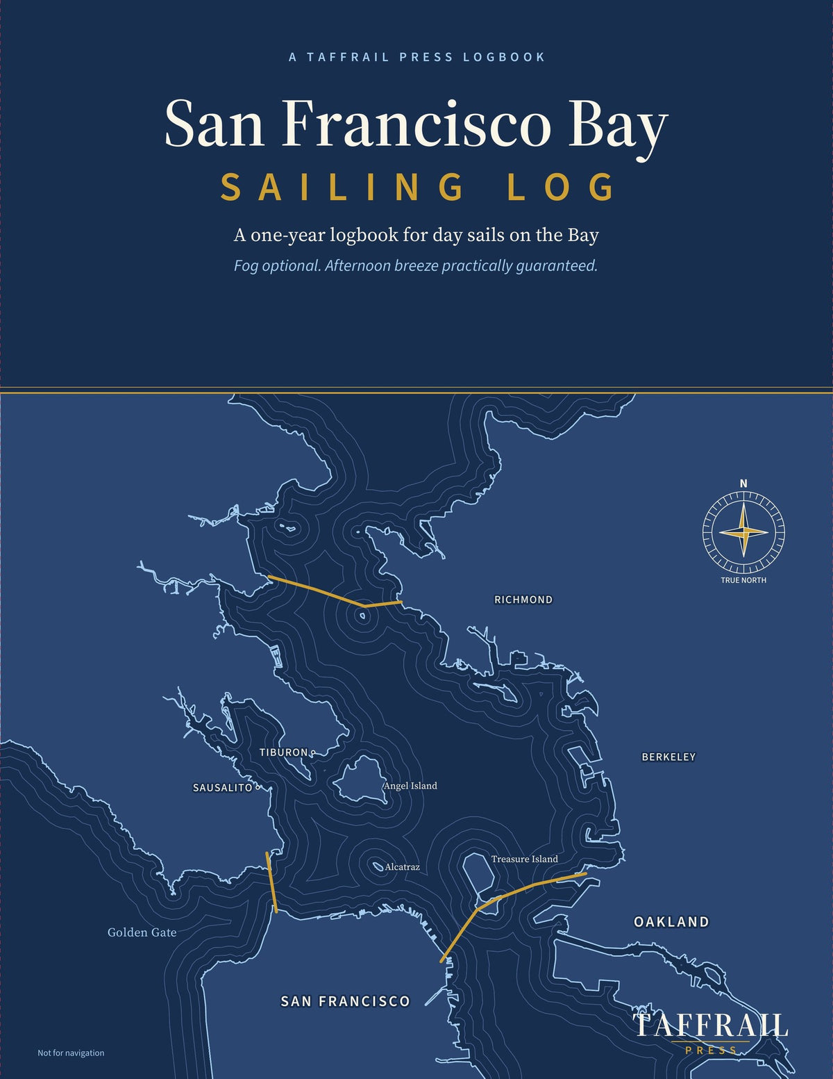 San Francisco Bay Sailing Log — Front cover (Taffrail Press)