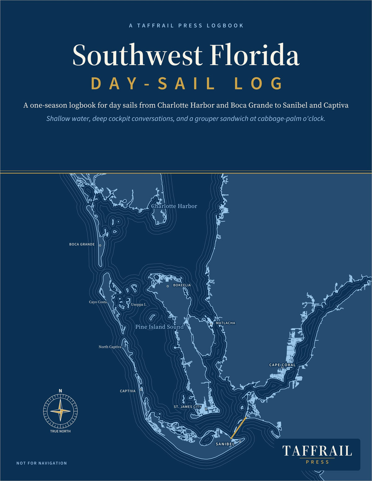 Southwest Florida Day-Sail Log: Pine Island Sound, Sanibel & Charlotte Harbor — Front cover (Taffrail Press)