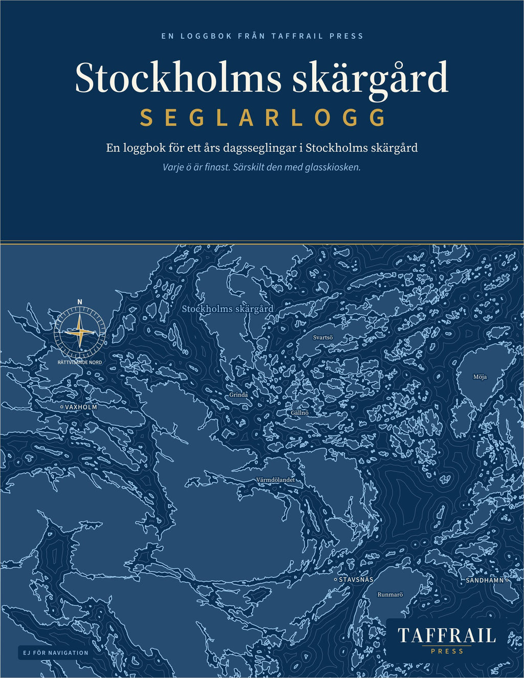 Stockholms skärgård – Seglarlogg — Front cover (Taffrail Press)