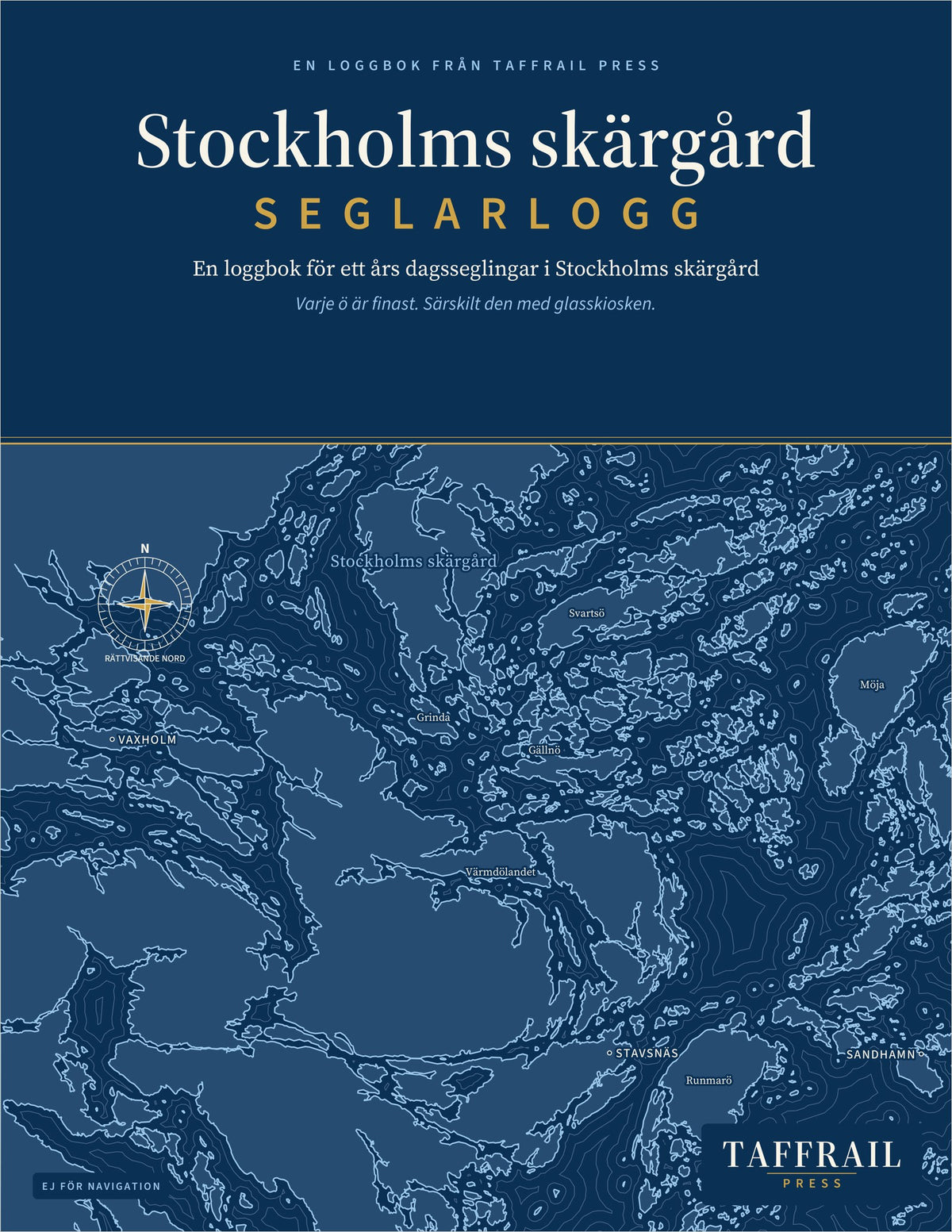 Stockholms skärgård – Seglarlogg — Front cover (Taffrail Press)