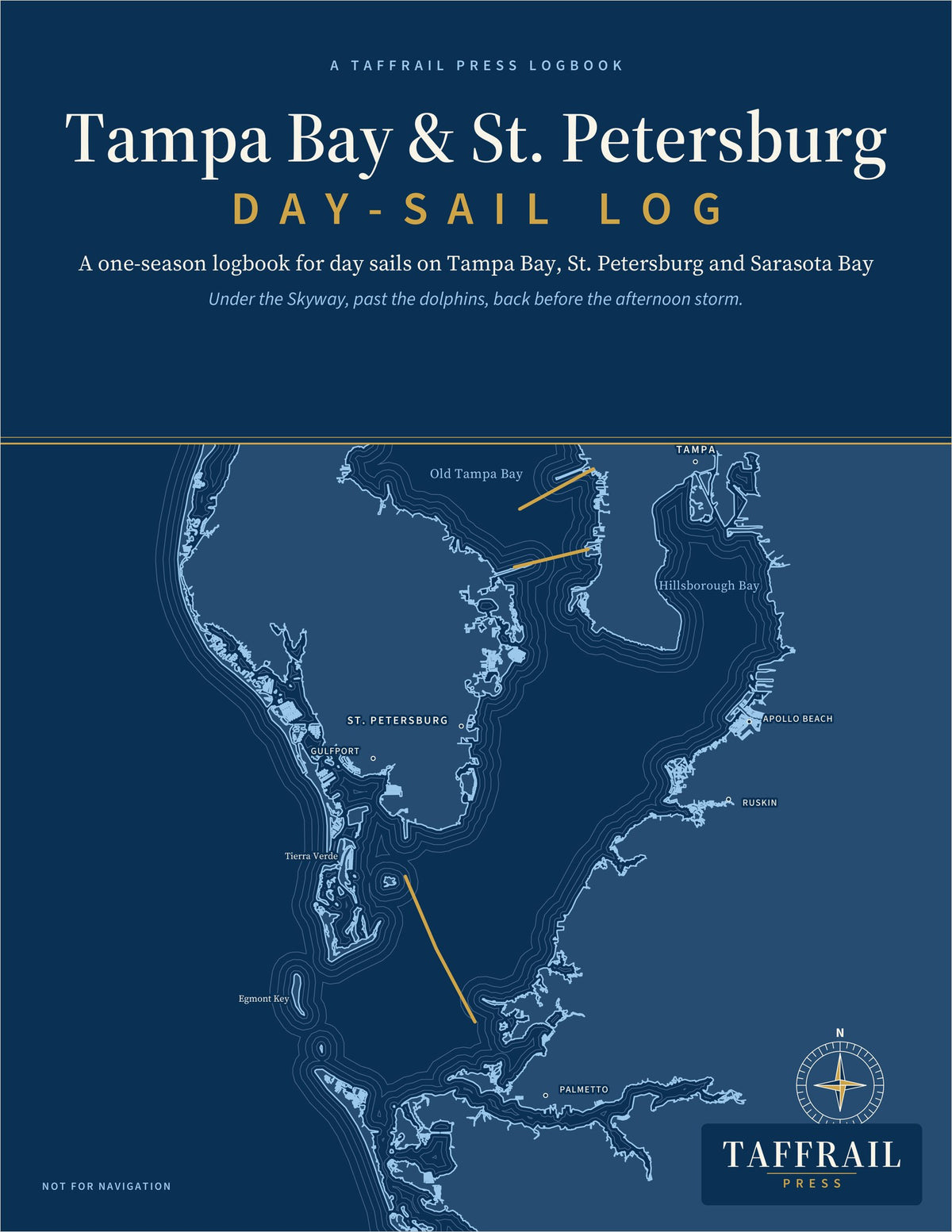 Tampa Bay & St. Petersburg Day-Sail Log — Front cover (Taffrail Press)