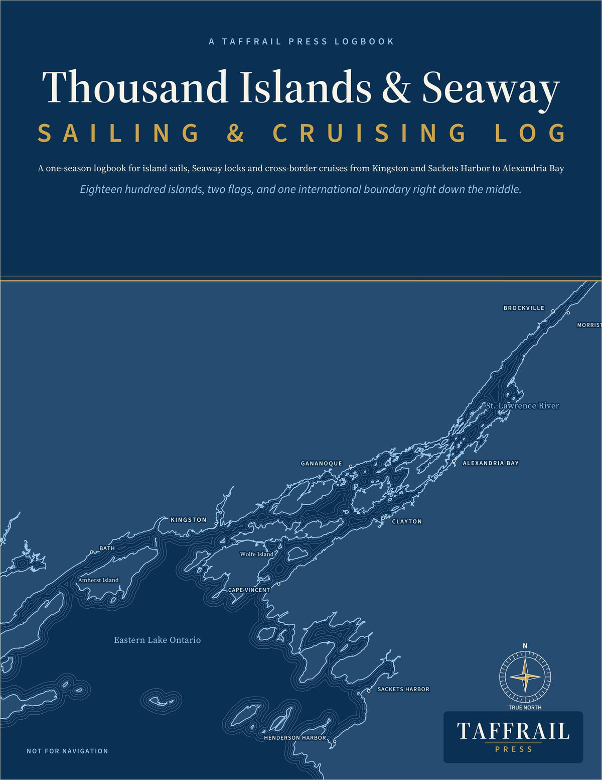 Thousand Islands, St. Lawrence Seaway & Eastern Lake Ontario Log — Front cover (Taffrail Press)